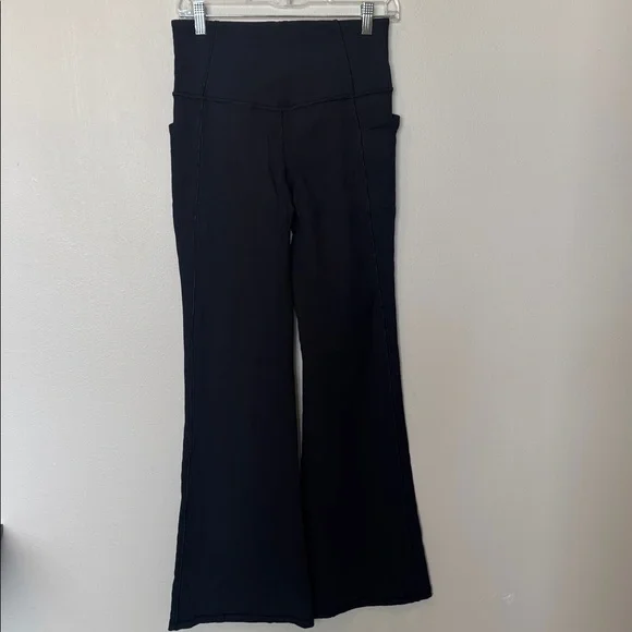 Athleta Salutation Stash Rib Flare Leggings - Picture 3 of 5